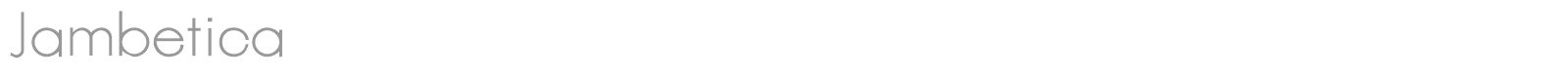 Jambetica font preview